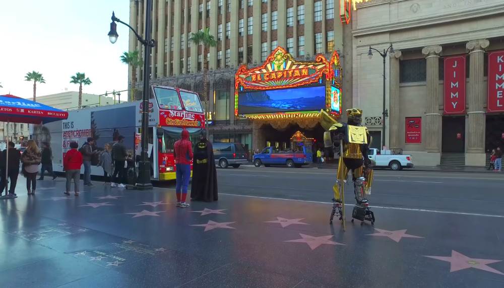 Hollywood's Walk of Stars - a California landmark