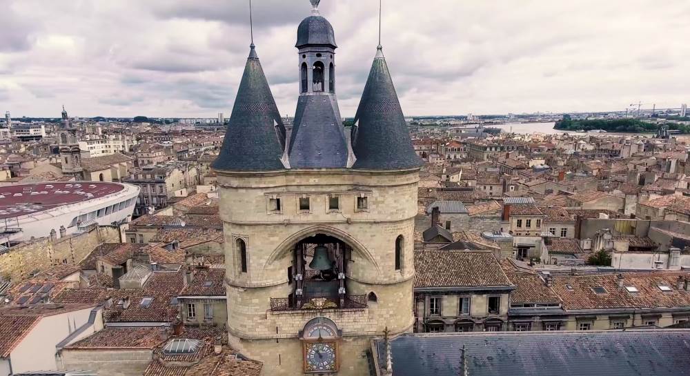 The Grosse Clauss Tower, a historical landmark in Bordeaux, France