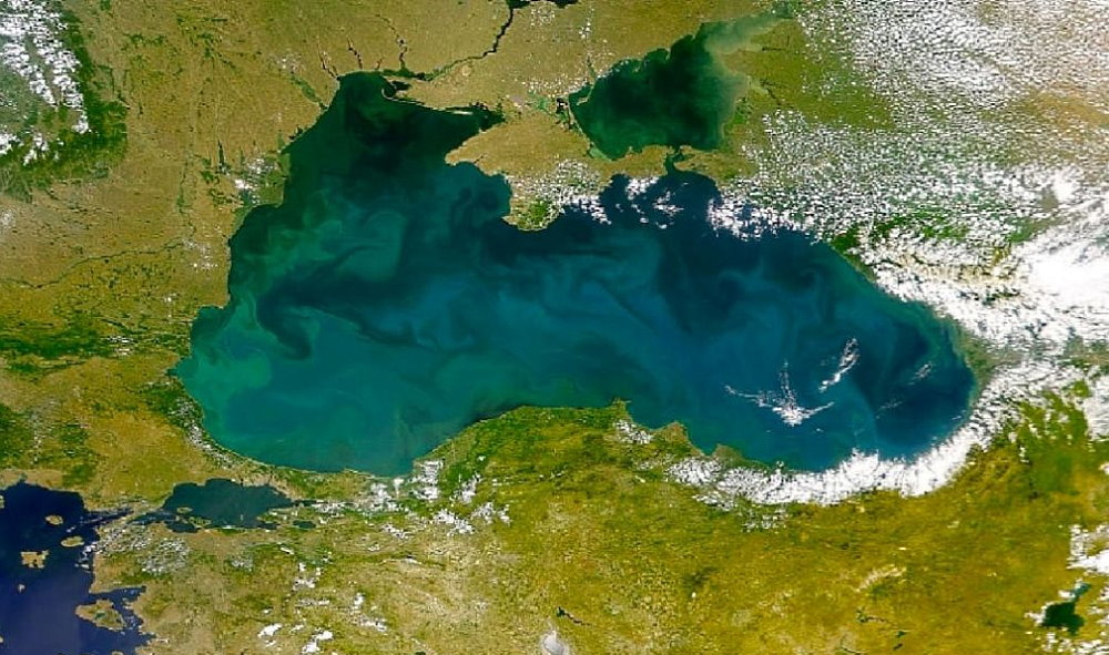 Черное море - вид из космоса