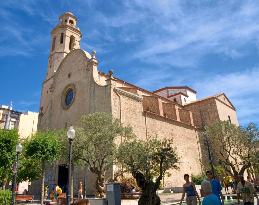 The Church of St. Mary - a landmark of Calella