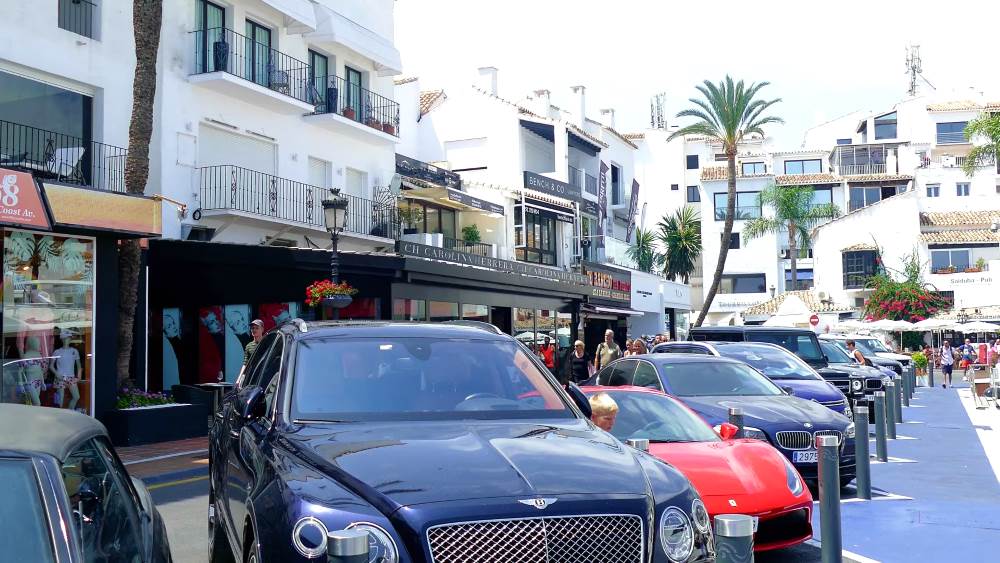 Puerto Banus in Marbella - one of the main attractions