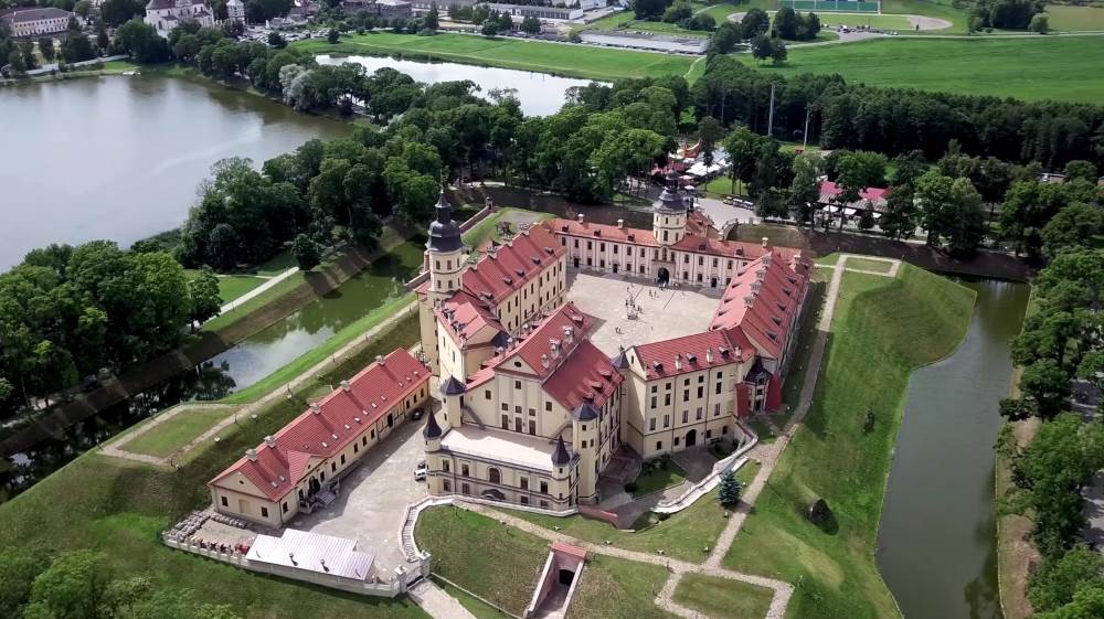 Nesvizh Castle - architectural landmark of Minsk region