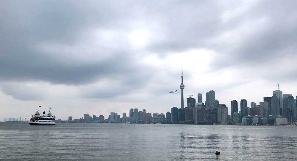 The City of Toronto on Lake Ontario