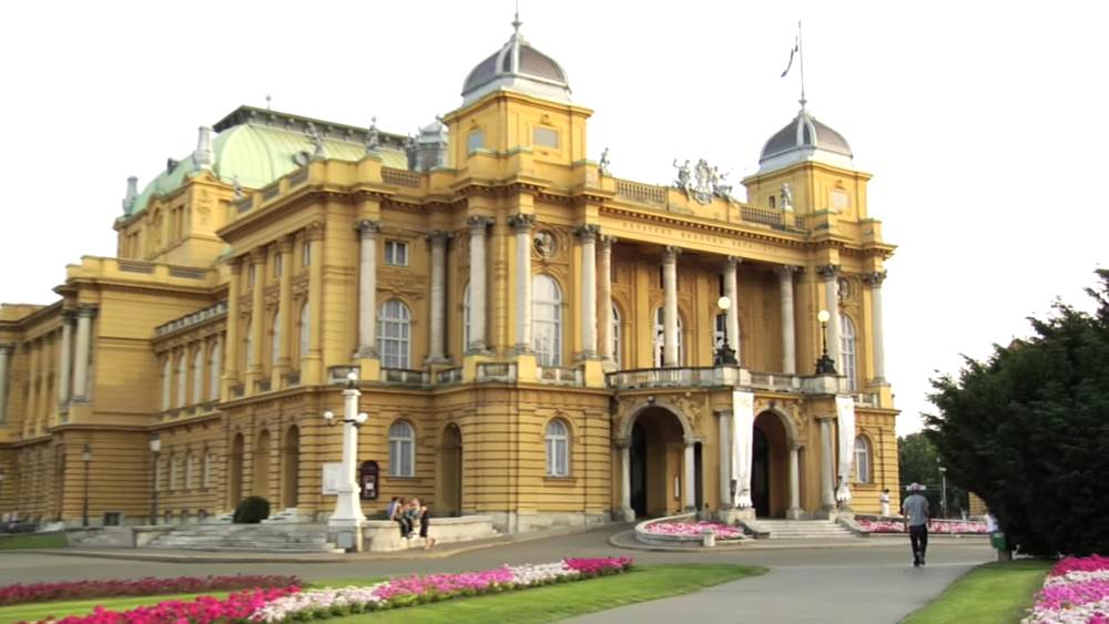 Croatian National Theater - a landmark of Zagreb