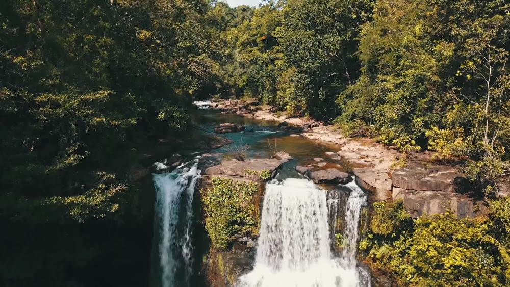 Waterfalls at Klong Chao on Koh Kood