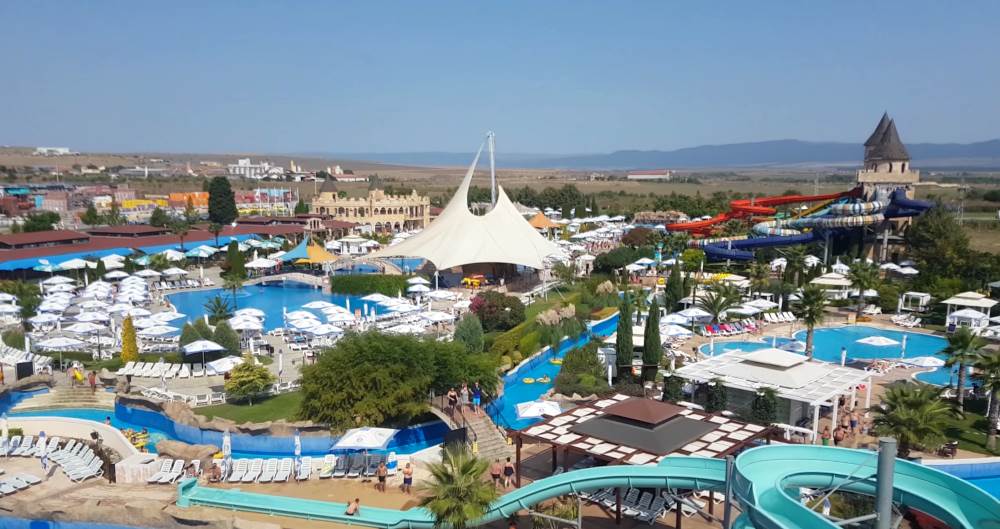 Самый большой аквапарк Болгарии - «Райская вода» в Несебре
