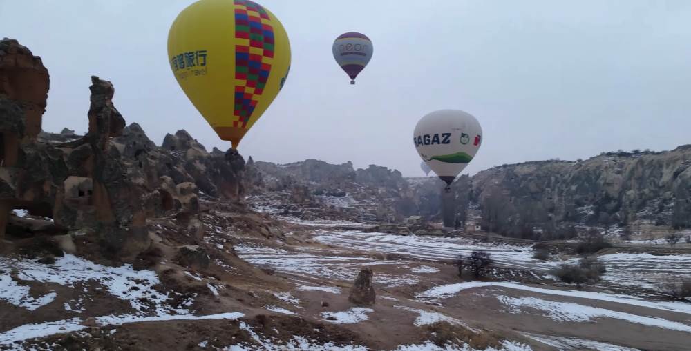 Hot air balloon flight - Cappadocia