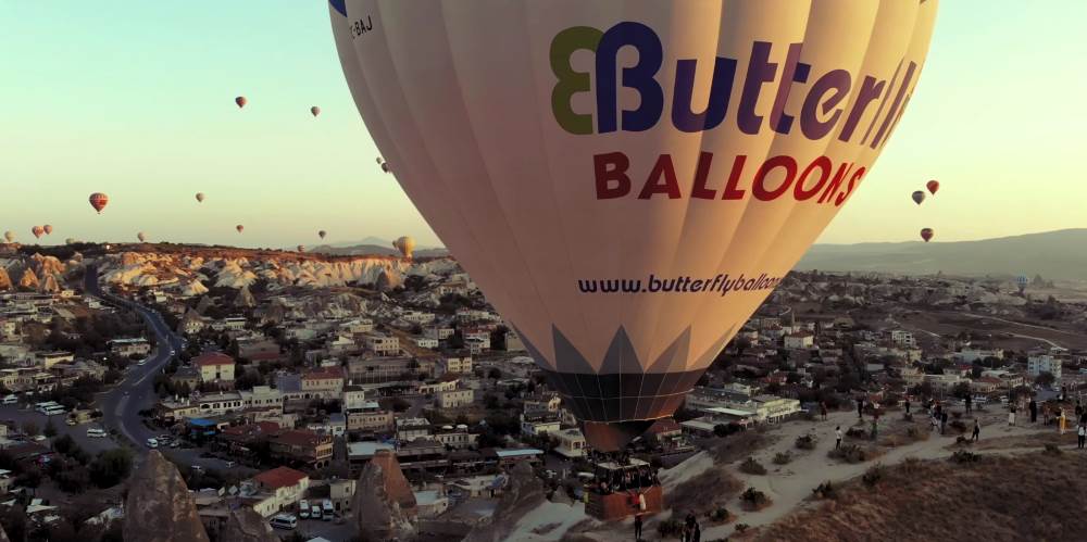 Hot air balloon flights over Cappadocia