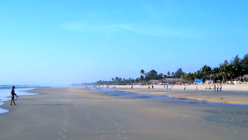 Пляж Бенаулим на Южном Гоа в Индии