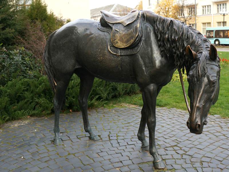 Horse monument in Baranovichi