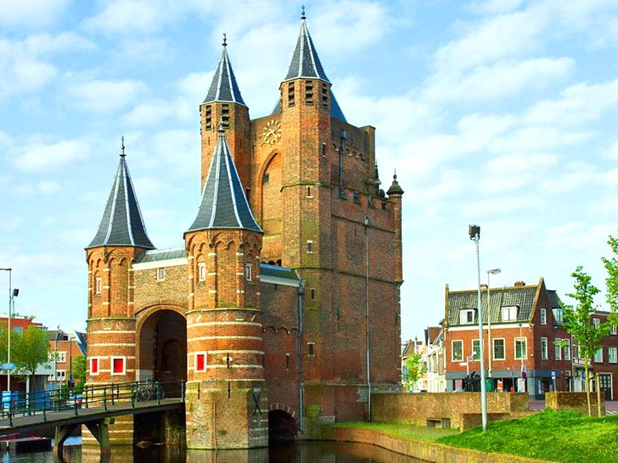 West Gate, a landmark in Haarlem