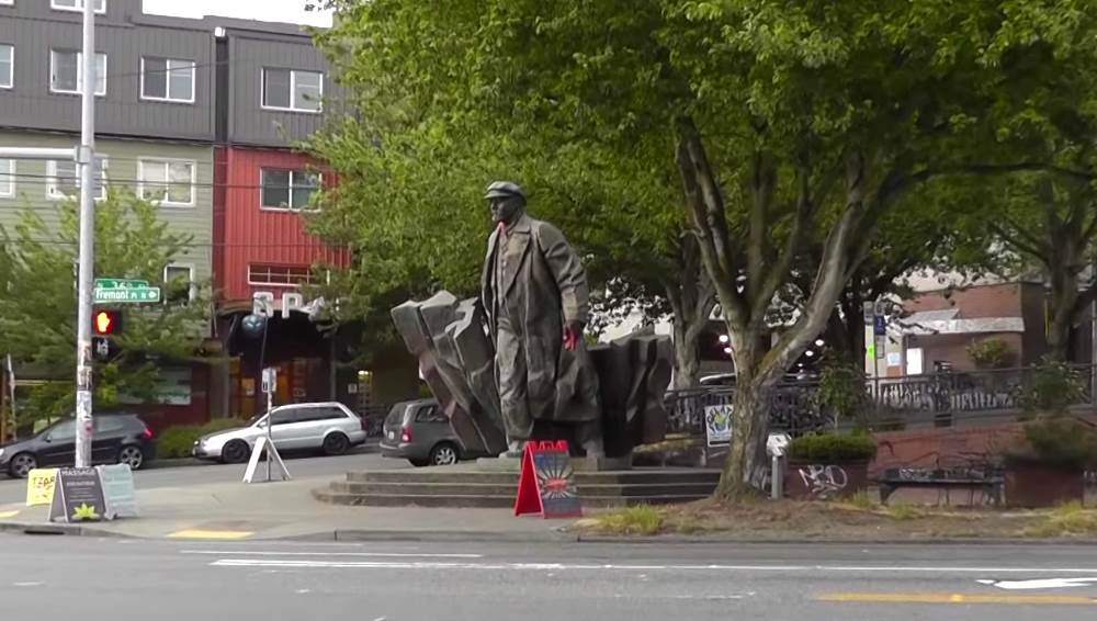 Interesting landmark in Seattle - the Ilyich Monument