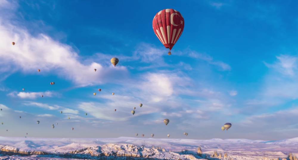 Полет на воздушных шарах над Каппадокией