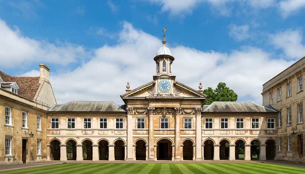 Immanuel College is a historic landmark in Cambridge