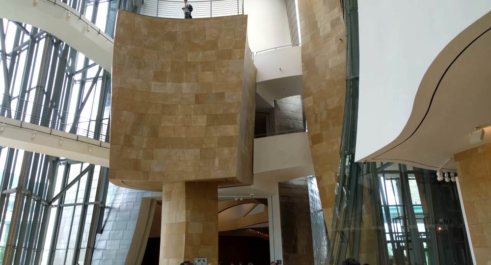 The Guggenheim Museum in Bilbao inside