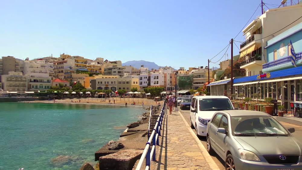 The Waterfront of Agios Nikolaos - Crete