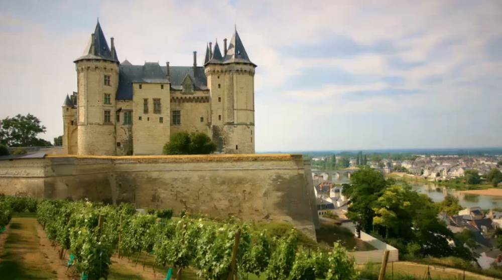 Chateau de Saumur in Brittany, France