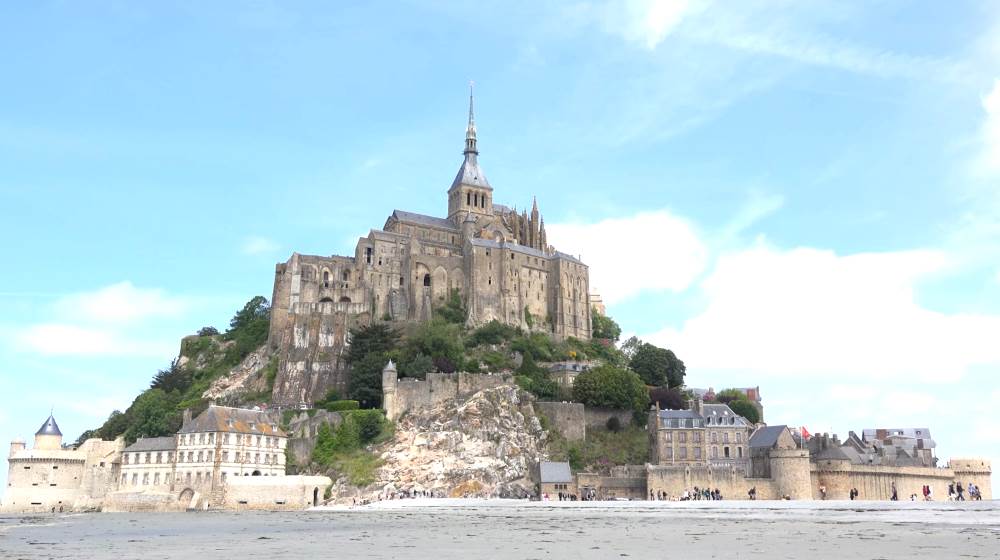 Mont Saint-Michele Abbey in Brittany, France