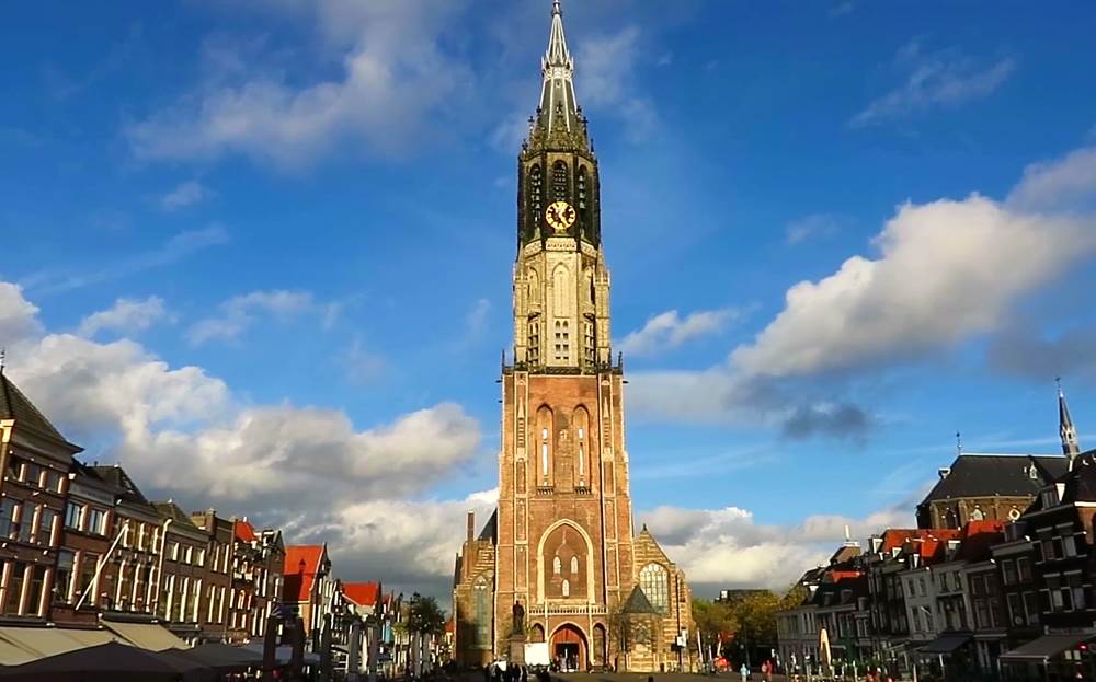 Новая церковь в городе Делфт, Нидерланды