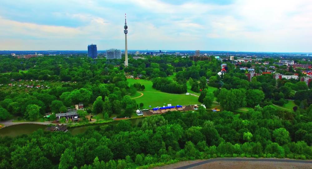 Westfalenpark - a natural attraction in Dortmund, Germany
