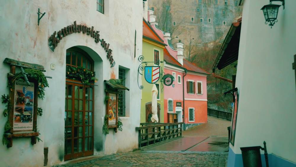 Исторический центр - достопримечательность Крумлова в Чехии