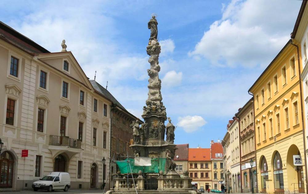 Plague Column in Kutna Hora, Czech Republic
