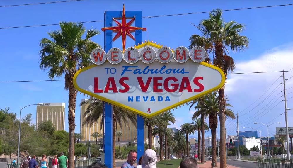 Las Vegas Welcome Inscription