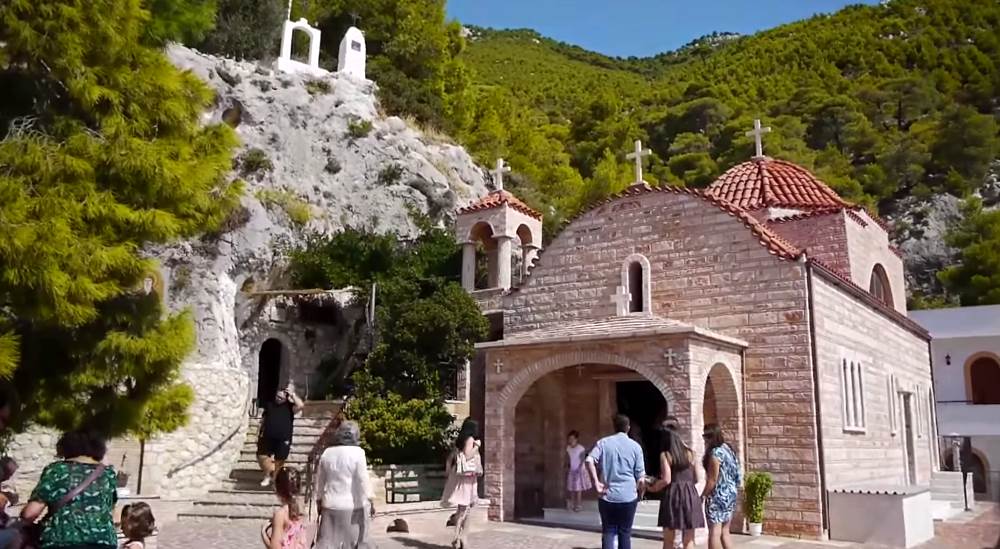 St. Potapios Monastery in Loutraki, Greece