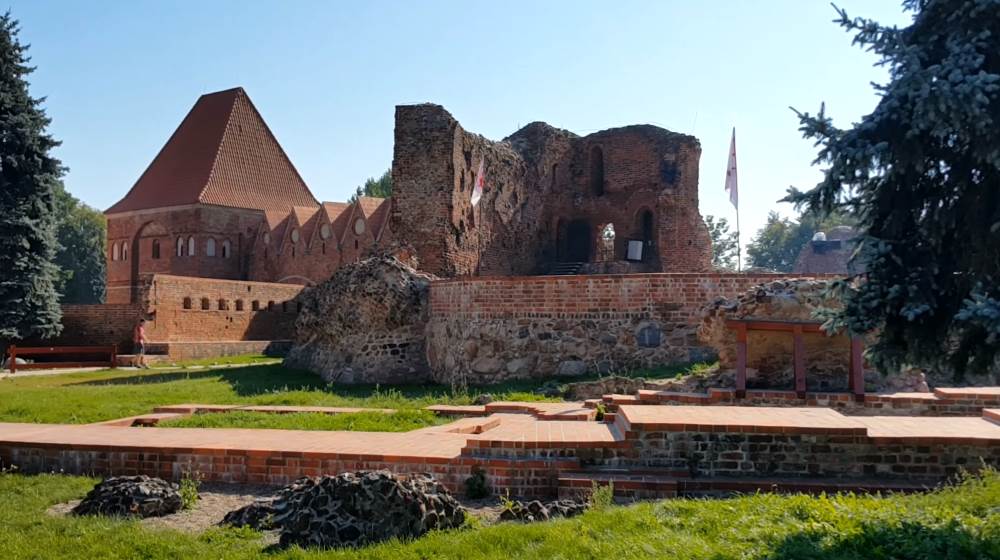 Торуньский замок в городе Торунь, Польша