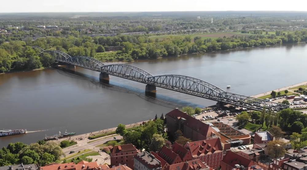 Торунь (Польша) - Мост Легионов Пилсудского