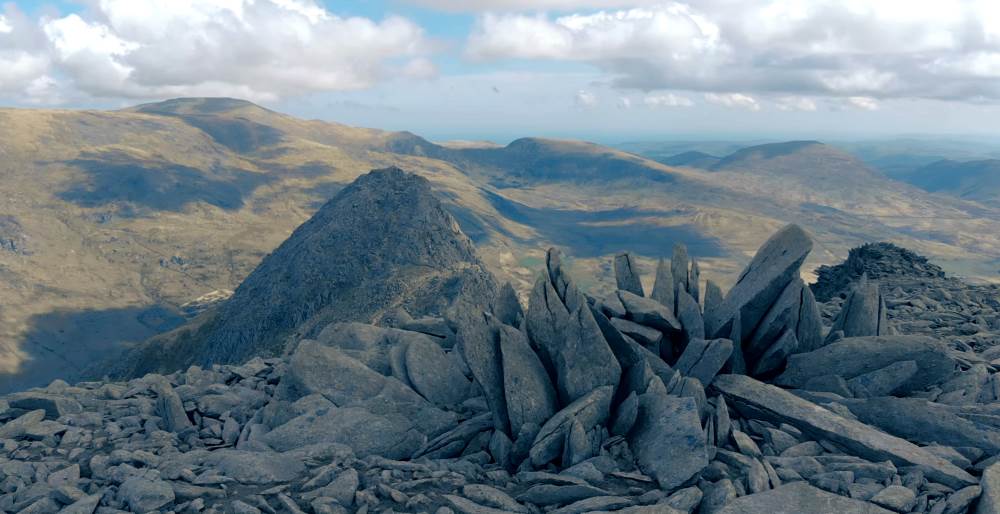 Snowdonia National Park in Wales, England