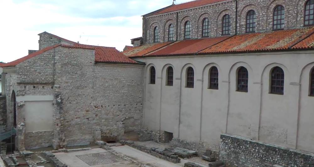 Euphrase basilica - a historical site of Poreč