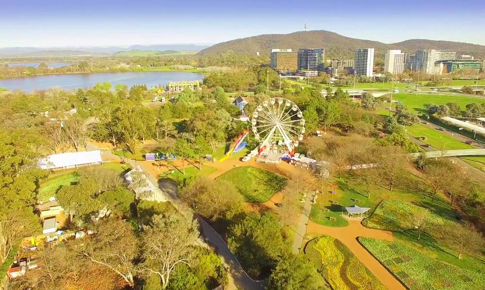 Commonwealth Park in Canberra, Australia