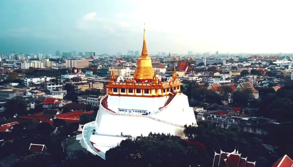 Golden Mountain Temple in Bangkok, Thailand