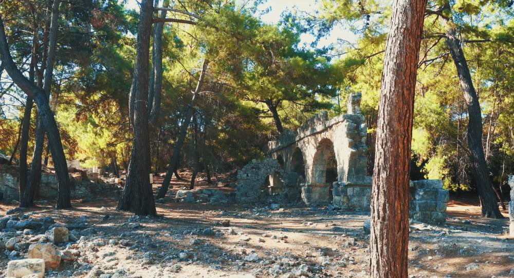 The ancient city of Phaselis near Kemer