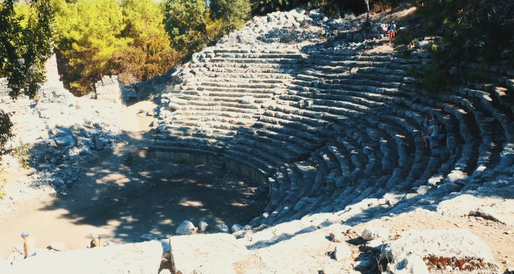The ancient city of Phaselis near Kemer