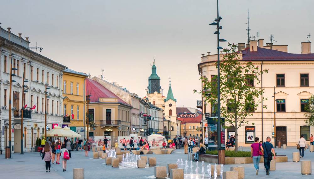 The Old Town in Lublin, Poland