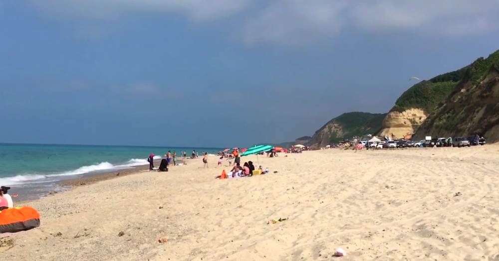 Печаный пляж в Турции на Черном море