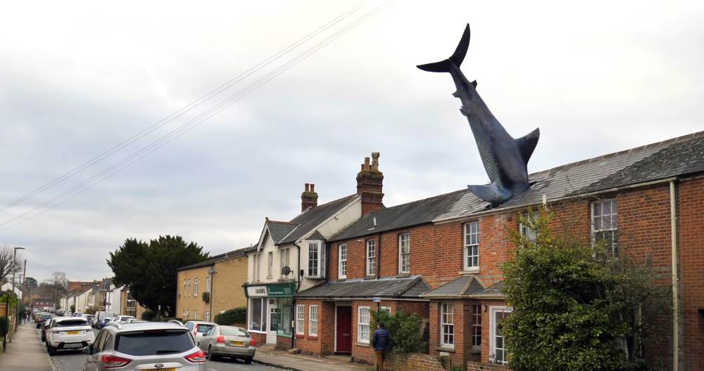 The Headington Shark in Oxford, England