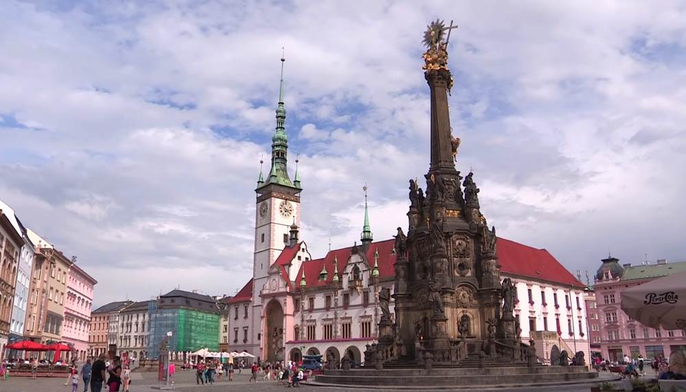 The Column of the Holy Trinity in Olomouc, Czech Republic