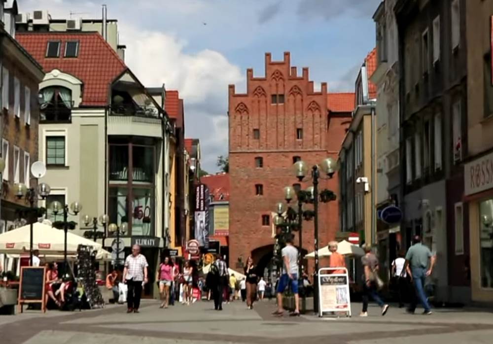 Высока Брама в Ольштыне, Польша