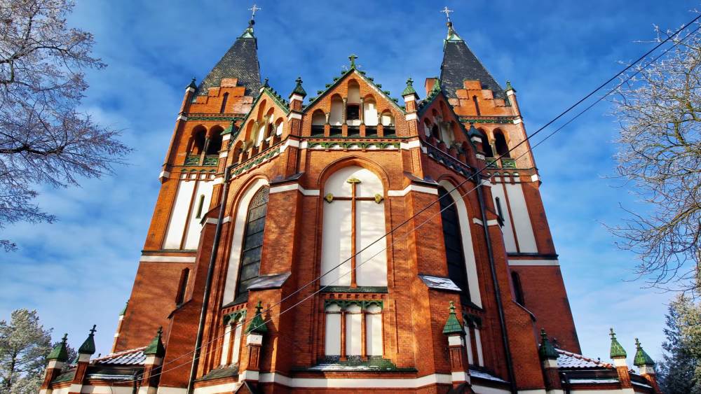 Костел Святого Сердца Иисуса в Ольштыне, Польша