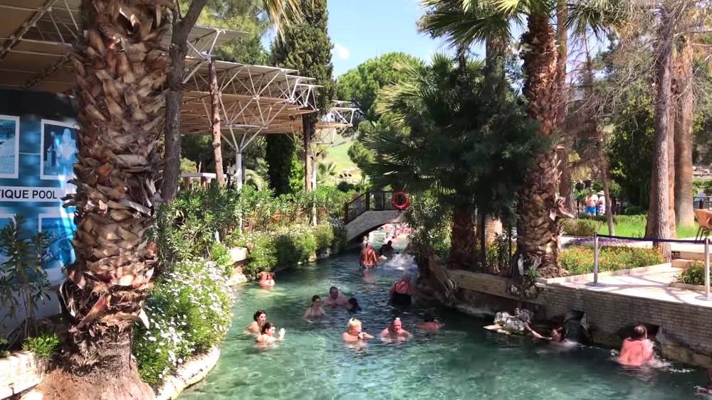 Cleopatra Pool near Pamukkale, Turkey