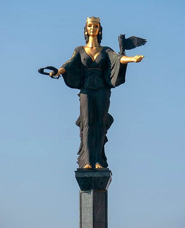 Statue of St. Sophia in Sofia, Bulgaria