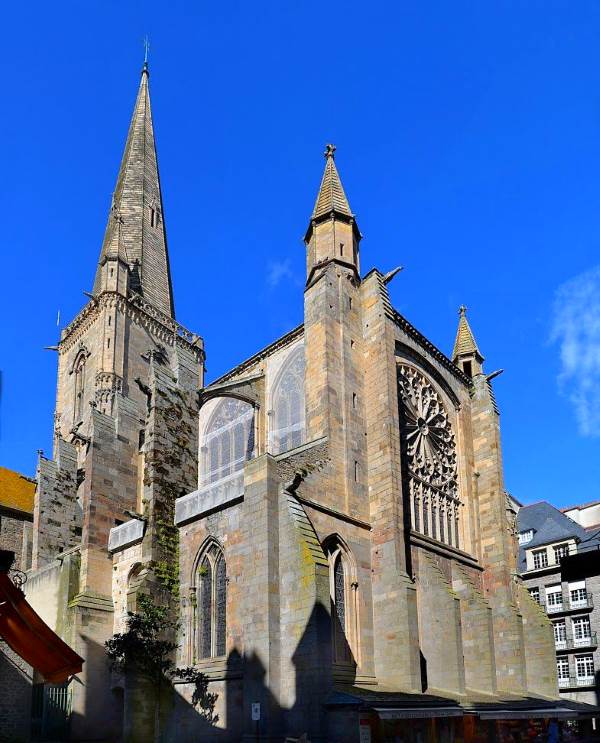 St. Vincent's Cathedral - Saint-Malo Landmark, France