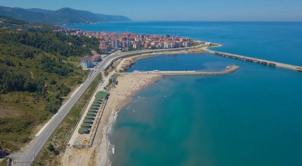 Resort Sinop on the Black Sea coast in Turkey