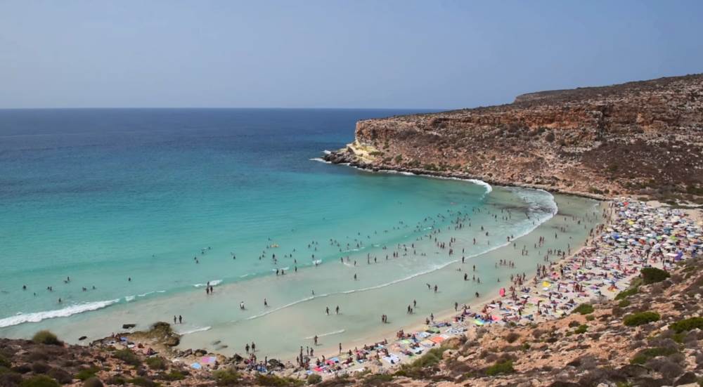 Кроличий пляж - самый известный пляж Средиземного моря
