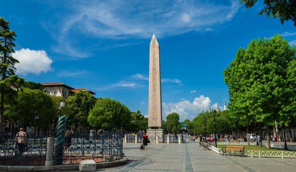 The Egyptian Obelisk in the Sultanahmet district