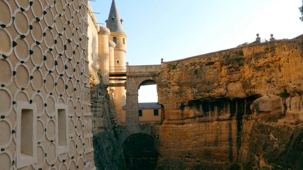 The castle-fortress of Alcázar in Segovia