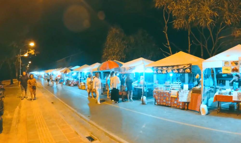Shopping in Kata Beach is represented by several night markets